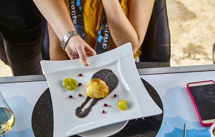 Jídlo je prostě dokonalost sama.