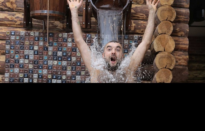 Ledová smršť do ruské bani