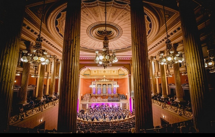 Dvořákova síň - hlavní koncertní sál Rudolfina