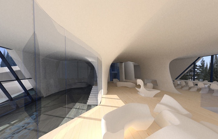 Hlavní místnosti domu, interiér