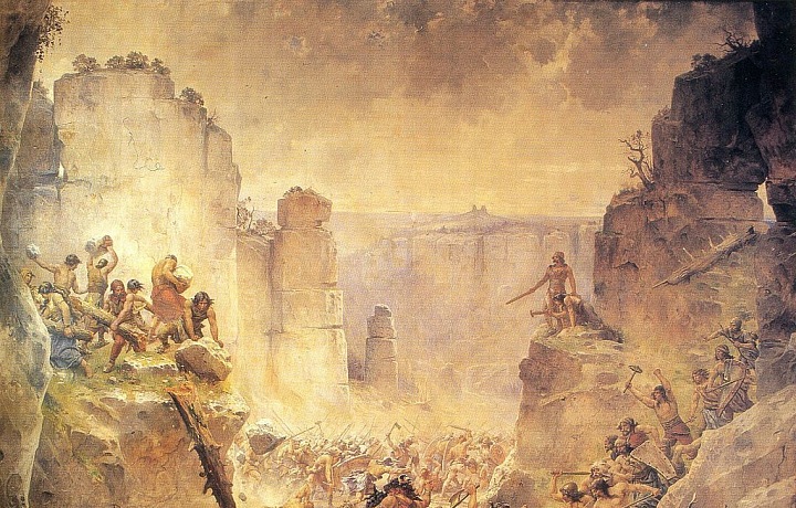 Pobití Sasíků pod Hrubou Skálou 