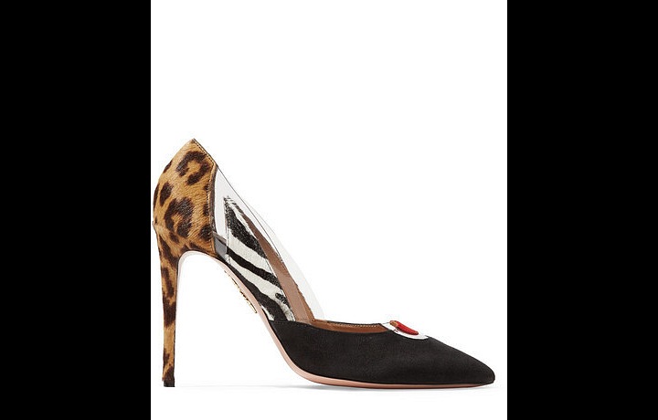 Nádherné lodičky v kombinaci leoparda a zebry