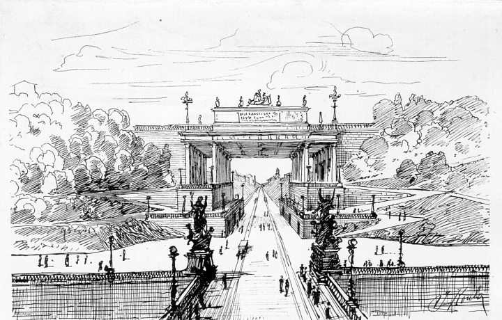 Jan Koula - Návrh na průkop letenského svahu