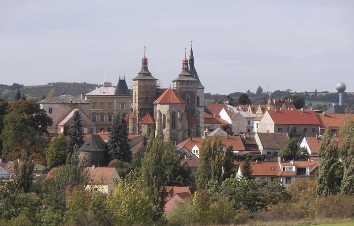 Kouřim s kostelem sv. Štěpána