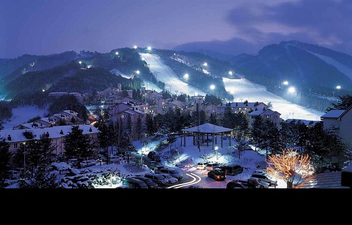 Pohled na Pchjongčchang