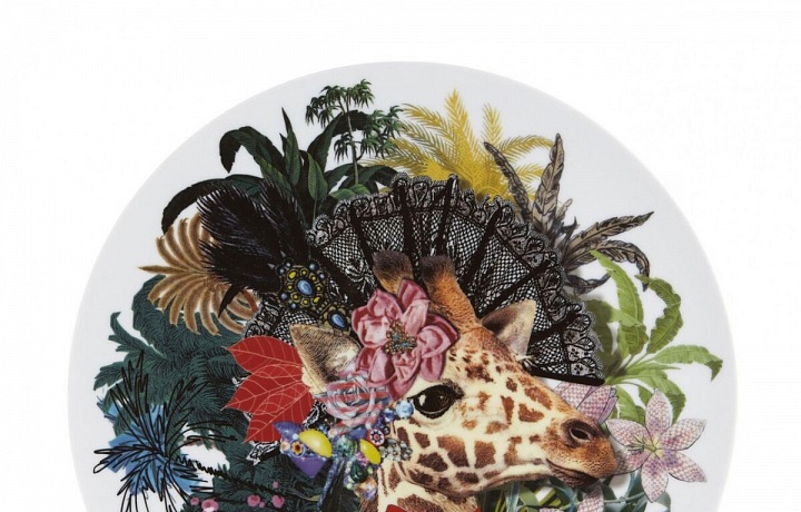 Luxusní dezertní talíř Christian Lacroix