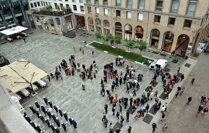 Piazza del Liberty v Miláně