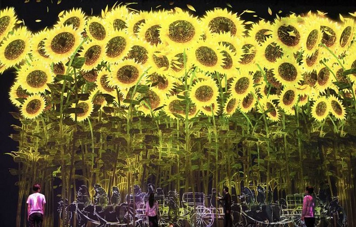 3D instalace v Paříži