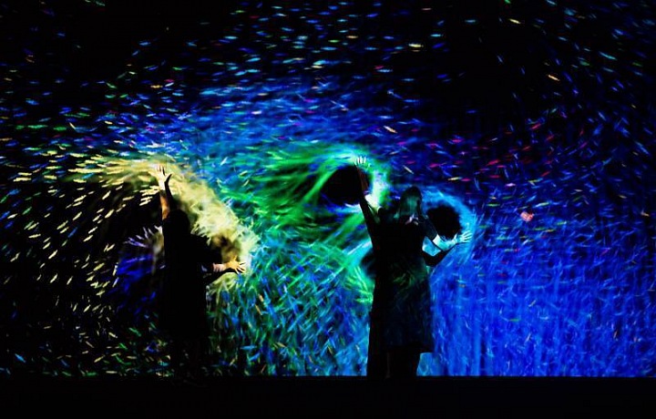 3D instalace v Paříži