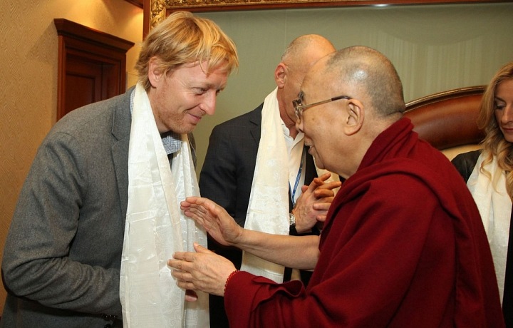 Karel Janeček with  Dalai Lama