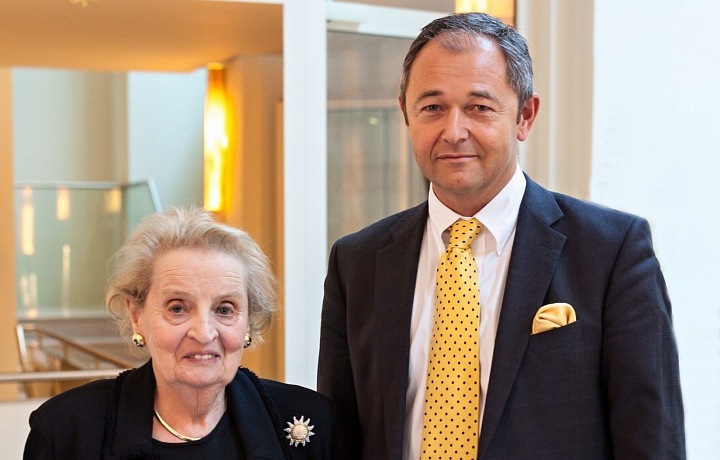 Jan Mühlfeit se často setkává s významnými osobnostmi