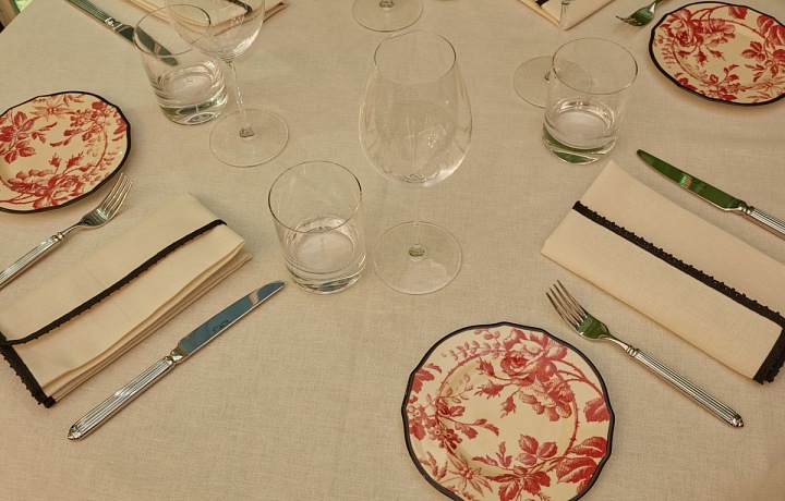 Gucci restaurace v poklidném stylu