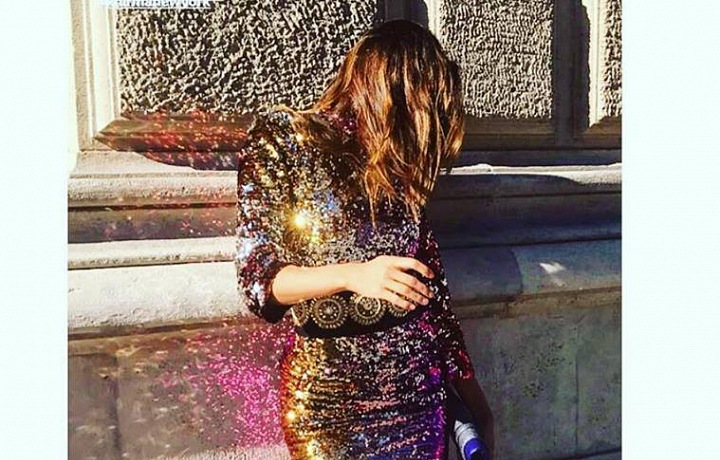 Alina Baikova na Life Ball