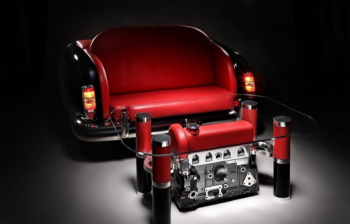 Stolek z motoru Mercedes Benz Ponton