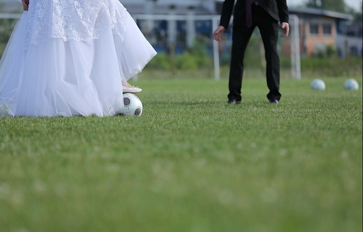 Svatba se sportovcem