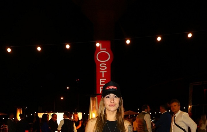 Bára Mlejnková se na akci držela v ústraní