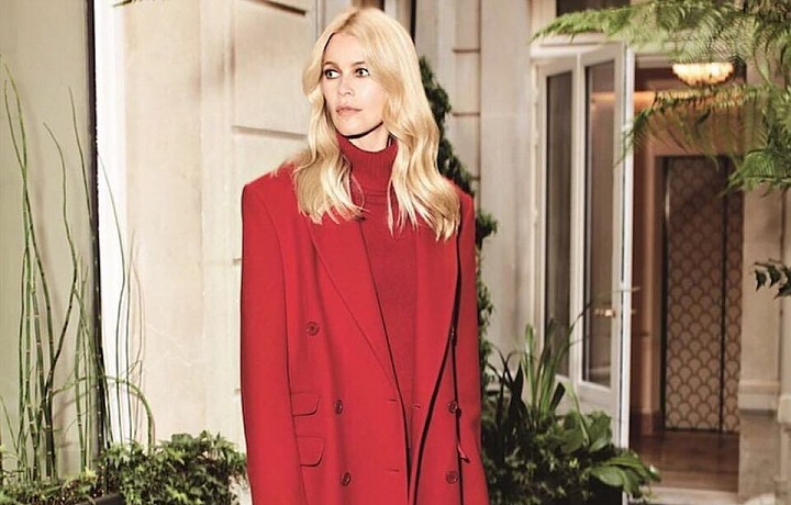 Claudia Schiffer For AQUAZZURA