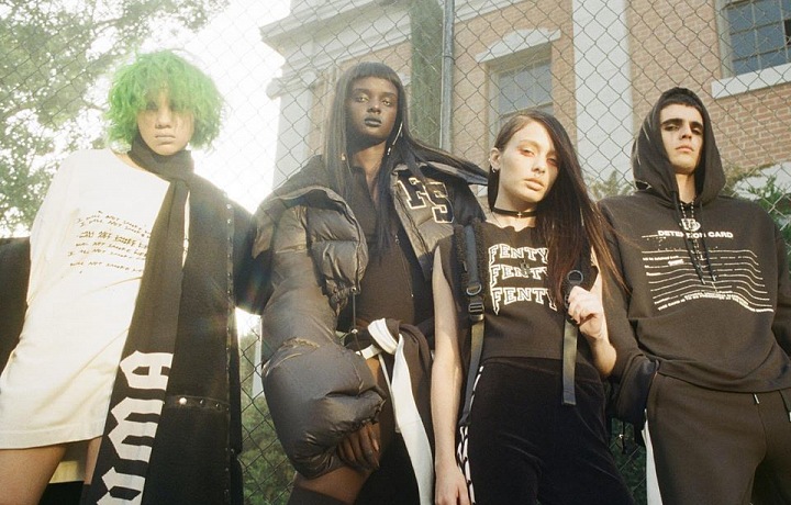 Gothic style v kolekci Fenty A/W 2017