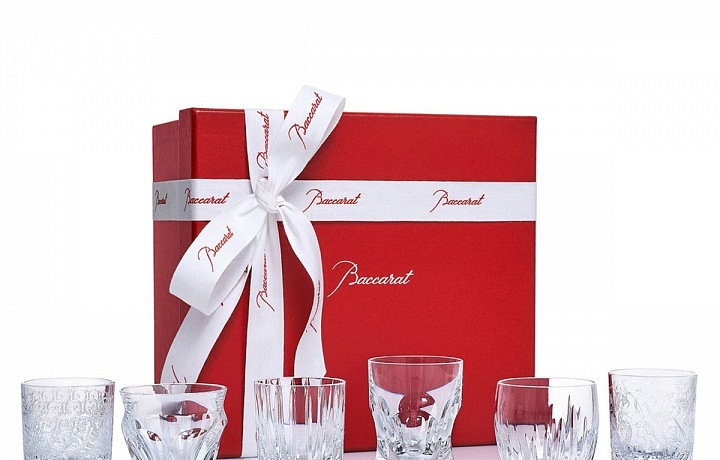 Luxusní skleničky Baccarat, dárkové balení