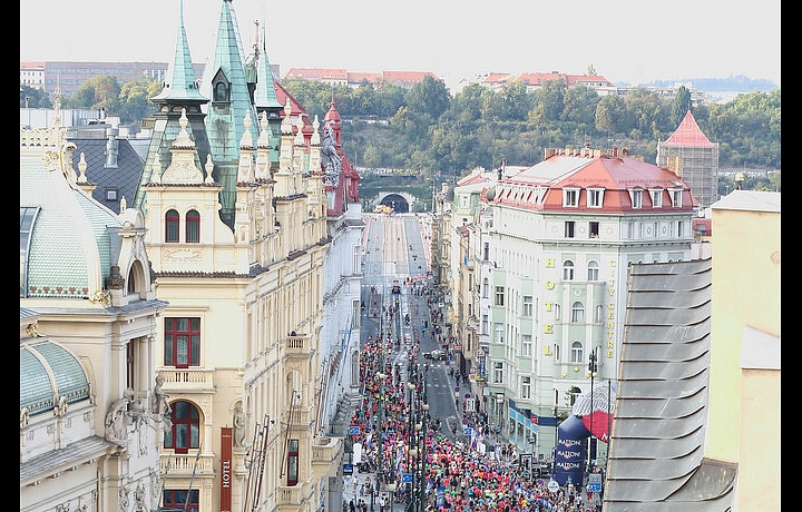 Maraton v pražských ulicích
