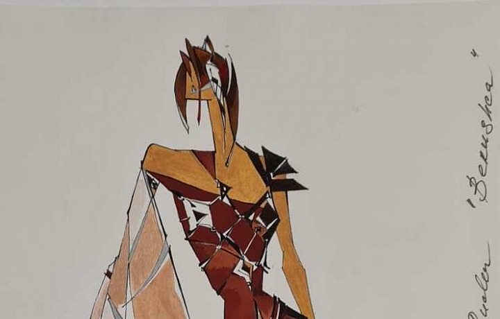 Natali Ruden: Výkres. Návrhy na muzikál Vítězslava hádka-Berushca