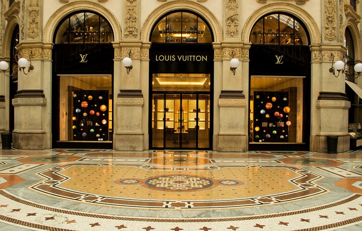 Galleria Vittorio Emanuele - butik Louis Vuitton