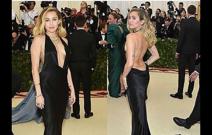 Nádherná Miley Cyrus, šaty Stella McCartney