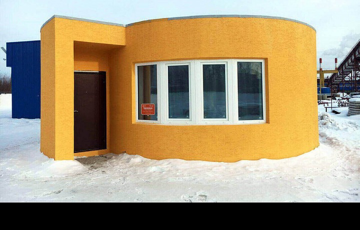 Dům postavený 3D tiskem, Rusko