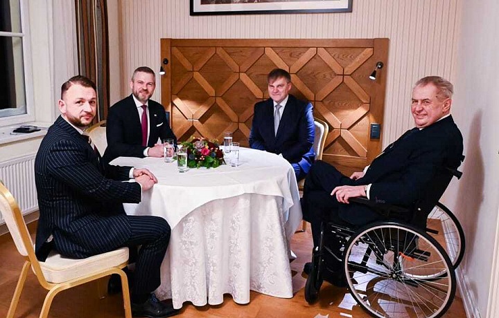 Peter Pellegrini a Miloš Zeman