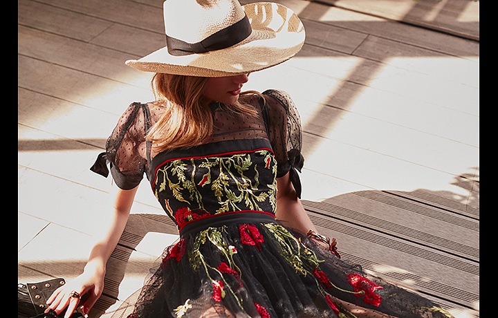 Romantický boho styl Elie Saab Resort 2019