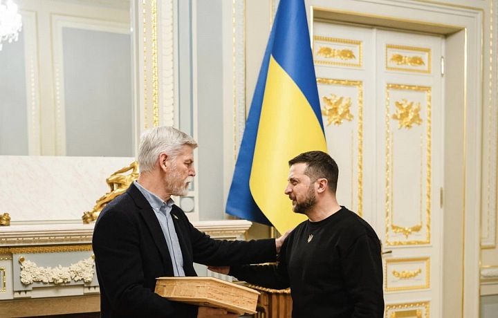 Český prezident Petr Pavel a slovenská prezidentka Zuzana Čaputová přijeli do ukrajinské metropole