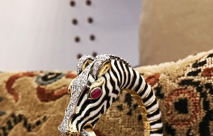 Zebří motiv v kolekci David Webb