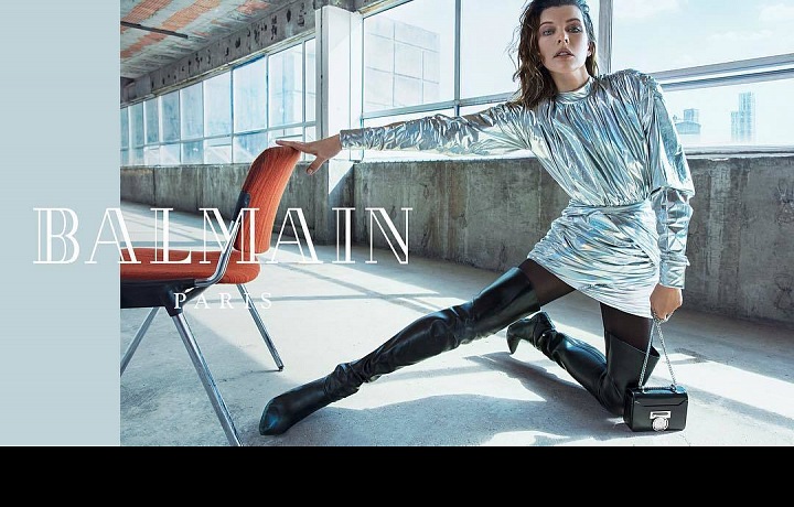Milla Jovovich v nové kampani Balmain