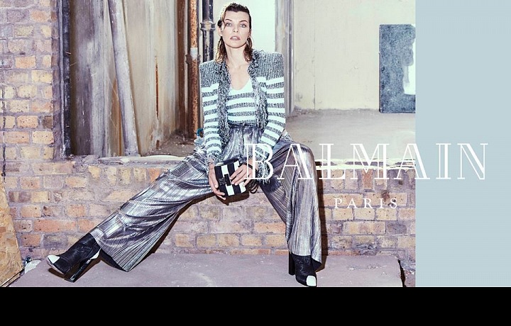 Milla Jovovich v nové kampani Balmain