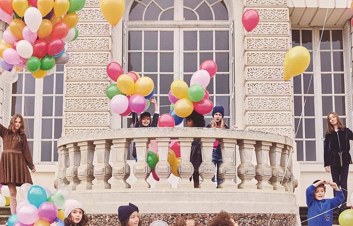 Hravá kampaň Dior Kids AW 2018