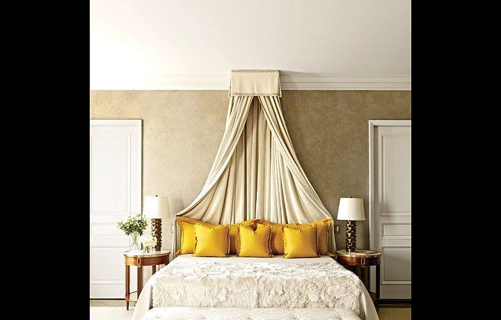 Ložnice s nádechem rokoka