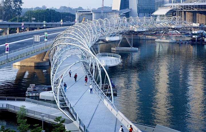 Helix Bridge, Singapur