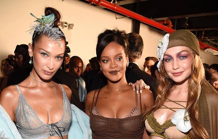 Bella a Gigi Hadid s Rihannou