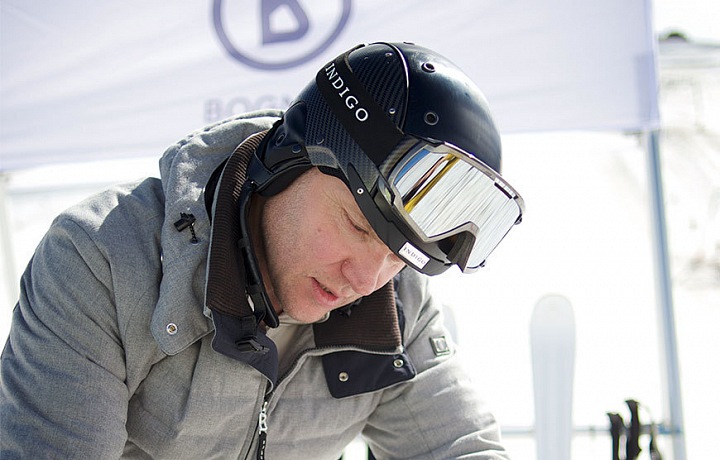 Práce na vývoji lyží Bogner Fineline