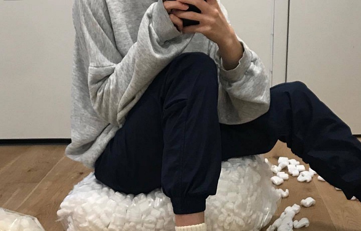 Obuv z polystyrenové pěny