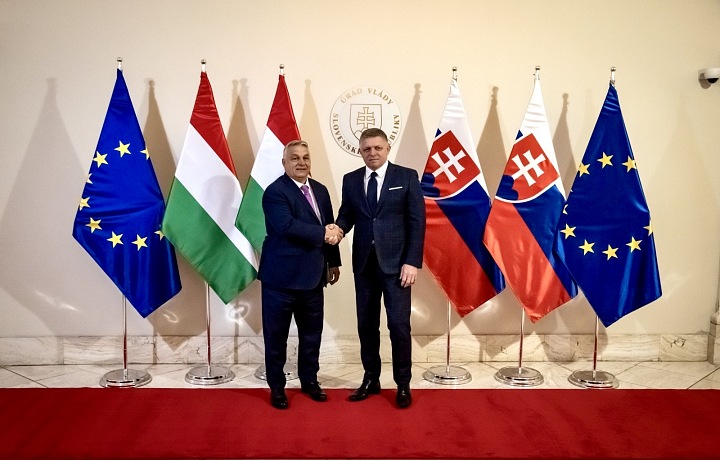 Robert Fico a Viktor Orbán