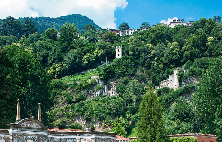 Park a další soukromá vila v blízkosti Villa d´Este