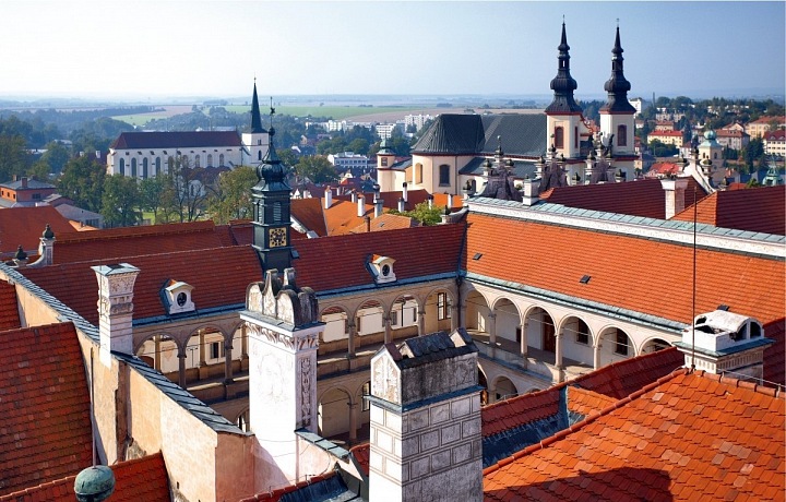 Litomyšl, pohled zeshora