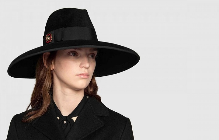 Luxusní elegantní klobouk Gucci