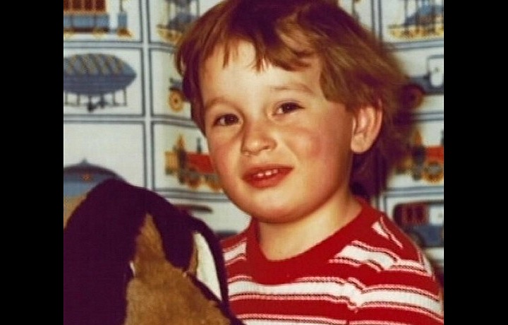 Petr Jablonský jako malý kluk