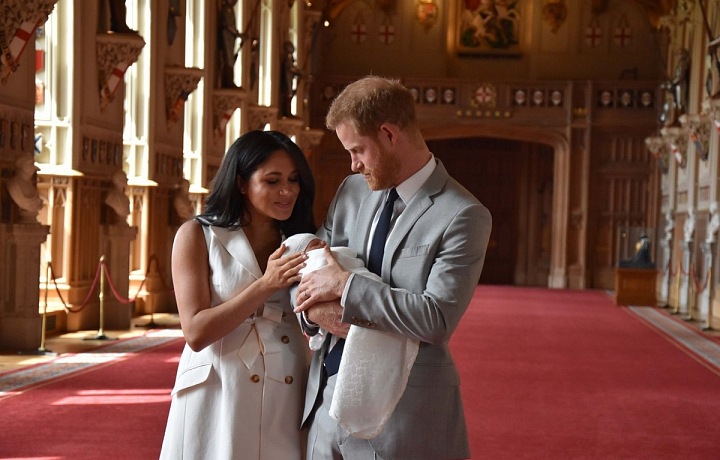 Šťastná rodina britského královského dvora