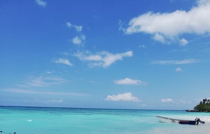 Karibská pláž v Bayahibe