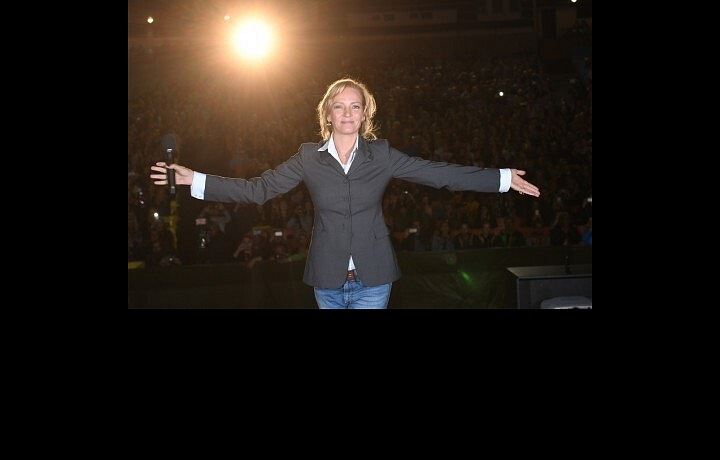 Uma Thurman představila v letním kině film Kill Bill