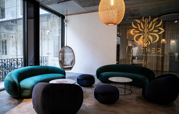 DRN- interiér centra krásy a zdraví Aether