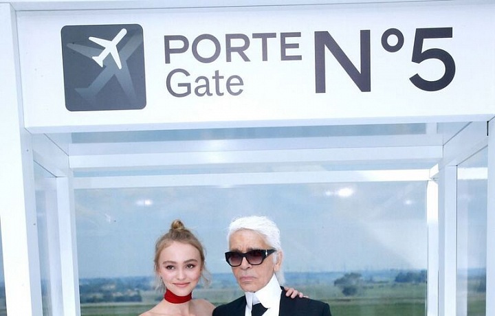 Karl Lagerfeld a Lily-Rose Depp